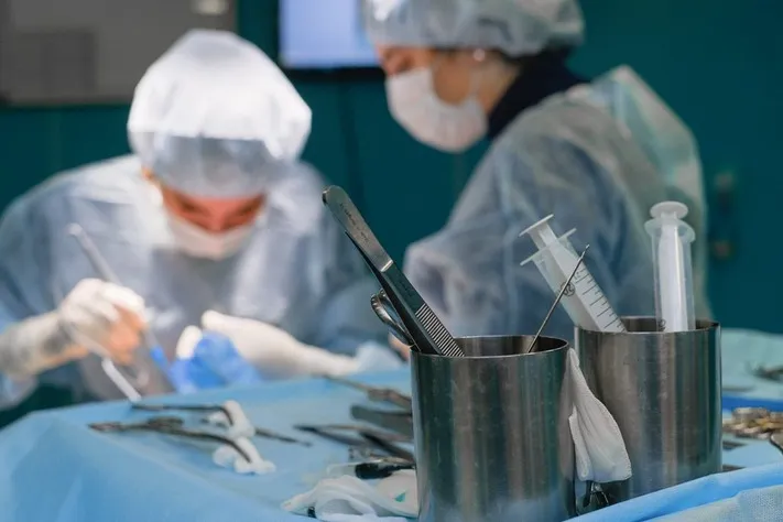 Nurse cleaning Medical equipments in Dubai Hospital